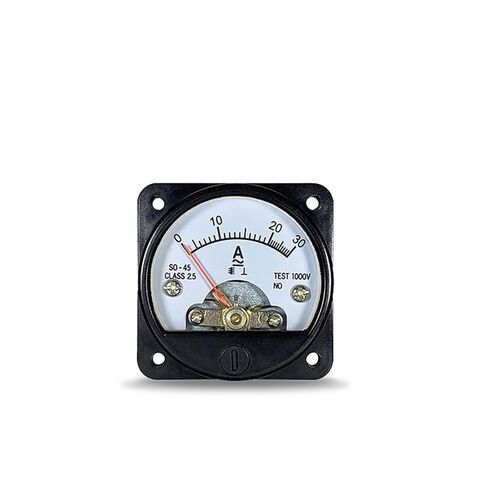 SO45 Pointer AC Ammeter AC3A 5A 10A 15A 20A 30A Voltmeter 300V 500V Size 45mm Circular Instrument Installation 1Pcs(AC 300V) in Kuwait