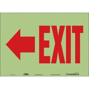 Safety Sign,EXIT,10"x14" in Kuwait