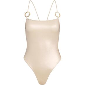 Tropic of C Women's The Orb C One Piece – Ring Detail – Peach Perfect Fabric - by Candice Swanepoel in Kuwait
