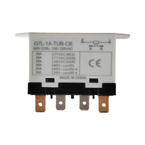اومرون G7L-1A-TUB-CB-AC100/120 مرحل للأغراض العامة، 30 أمبير 250 فولت SPST-NO، عزل UL فئة B، محطة QuickConnect in Kuwait