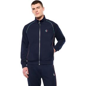 Sergio Tacchini Eredita Mens Track Jacket Lightweight Jacket - Brilliant White in Kuwait