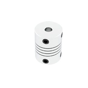 Aluminium Motor Jaw Shaft Coupler 5mm to 8mm Flexible Coupling OD 19x25mm 3/4/5/6/6.35/7/8/10mm 1Pcs(6x8) in Saudi Arabia