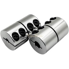 1PCS D40L55 SB Rigid Clamp Coupling Bore 8/10/11/12/14/16/17/18/19/20mm Aluminium Screw Rod Drive Shaft Jaw Motor Coupler(14mm to 14mm) in Kuwait