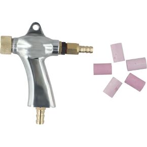 Sand Blaster Kit with 5 Ceramic Nozzles, Sand Paint Removal, Brass Blasting Glass Polishing, Handheld Box Sandblast Parts(6mm nozzle) in Saudi Arabia
