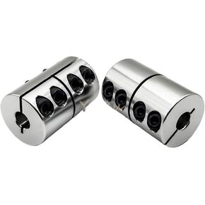 1PCS D30L40 SB Type Rigid Clamp Coupling Bore 12/12.7/13/14/15/16mm D30 L40 Aluminium Drive Shaft Jaw Shaft Motor Coupler(12mm to 14mm) in Kuwait