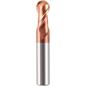 XCAN 2 Flute Ball Nose End Mill R0.5-R8.0 Carbide Milling Cutter TiCN Coated Radius Router Bit in Kuwait