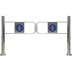 Automatic Swing Gate for Markets - Heavy-Duty Metal Pedestrian Gate, Easy Installation Safety Door for Warehouses, Parks & Scenic Areas (200x100cm) in Kuwait