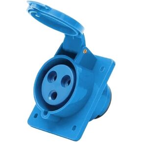 Concealed Oblique Socket 3 core 4 5 Hole 16A32A Waterproof Aviation Industry Plug Male and Female Docking Three-Phase Electricity | 3 core 16A inclined seat in Saudi Arabia