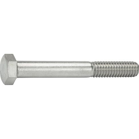 1/2-13 x 4-1/2" Hex Head Cap Screw Bolts, External Hex Drive, Stainless Steel 304, Partially Threaded, Stainless Steel, Quantity 5 By Fastenere in Kuwait