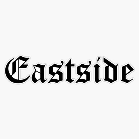 Eastside Vinyl Waterproof Sticker Decal Car Laptop Wall Window Bumper Sticker 5" in Kuwait