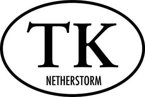 Magnet TK Bumper Sticker Car Magnetic Vinyl Bumper Sticker 5'' x 4'' in Kuwait
