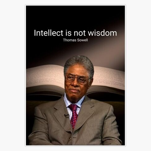 Thomas Sowell. Quote. Bumper Sticker Vinyl Decal 5" in Kuwait
