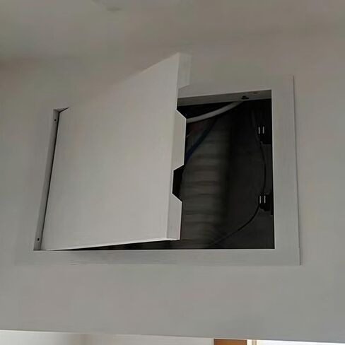 Aluminum Attic Access Door - 20x24, 24x24, 24x28 Inch Drywall Panel for Plumbing & Electrical Access - Concealed Wall Hatch (18x18in/46x46cm) in Kuwait