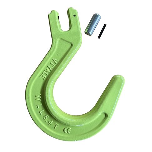1/2" G80 Clevis Foundry Hook 11,905 Lbs 2Pack 5.4t Working Load Limit Lifting Clevis Chain Hook for for Lifting Slings, Industrial Rigging【5.4t*2Pack】 in Kuwait