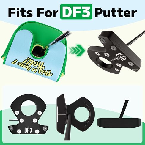 DF3 Putter Cover Golf Headcover Fits for LAB DF3 Center Shaft Putter Cover in Kuwait