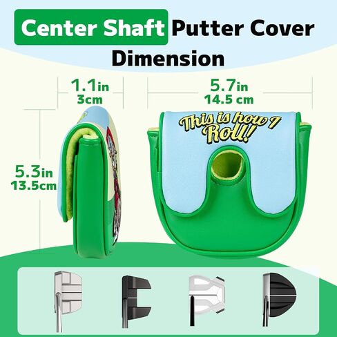 DF3 Putter Cover Golf Headcover Fits for LAB DF3 Center Shaft Putter Cover in Kuwait