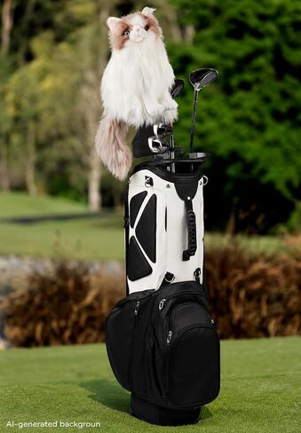 Lifelike Ragdoll Driver Headcover, Cat Plush Stuffed Animal Golf Club Cover | Realistic Ultra Fluffy in Kuwait