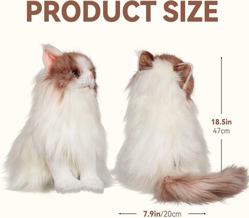 Lifelike Ragdoll Driver Headcover, Cat Plush Stuffed Animal Golf Club Cover | Realistic Ultra Fluffy in Kuwait