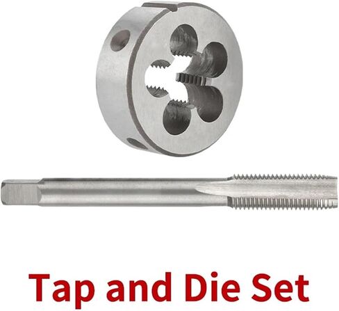1SET HSS 6542 Multifunction Tap and Die Set M12-M19 Metric Screw Thread Hand Taps Straight Fluted Tool(M15X1.25) in Kuwait