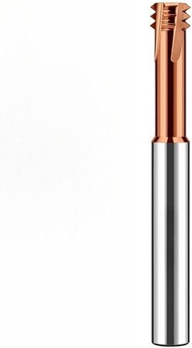 CNC 60° Machine Solid Carbide cemented carbide Three Row Thread Milling Cutter UNC 6-32 10-24 1/4 UNF 10-32 Mill Mills(UNF10-32XD4X50L,FOR ALUMINUM_1PC) in Kuwait