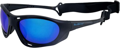 Global Vision Hydro Jet Ski Sunglasses with Polarized Anti-Fog LensesPerfect for Water Sports and Outdoor Use (Silver Blue) in Kuwait
