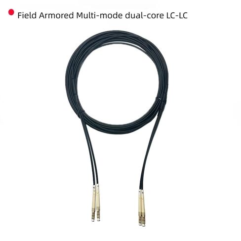 Fiber Jumper, 50/125um, multimode OM2, OM3 10G, Dual core(OM3 2LC-2LC; 5 Meters) in Kuwait
