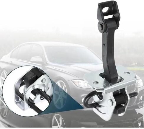 Door Check Hinge Strap Stopper Arm Fit for E46 316i 318i 320i 323i 325i 328i Car Door Check Strap Stopper Limiter Hinge Replacement Rear Back Door Check Strap in Kuwait