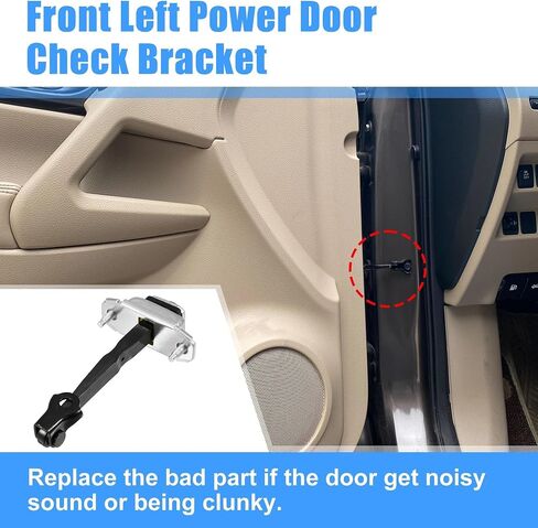Door Check Hinge Strap Stopper Arm Fit for Kia Optima 2011-2016 793802T000 Front Left Door Hinge Check Arm Stop Strap Rear Back Door Check Strap in Kuwait