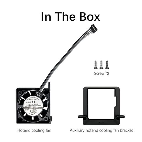 Original Bamboo P2S Hotend Cooling Fan – Genuine OEM Replacement for Dual-Nozzle System, Manages Heat Creep and Clogs, Closed-Loop Speed Control,for Bambu Lab P2S 3D Printer Parts in Kuwait