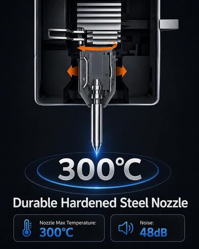 4PCS Nozzle for Kobra 4/Kobra X, 0.25MM 0.4MM 0.6MM 0.8MM Hardened Steel Integrated Nozzles, Quick-Swap Hotend kit with 4 Silicone Socks and 3 Cleaning Brushes in Kuwait