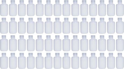 125 مل 4 أوقية طبيعة زجاجات كاشف البلاستيك HDPE ذات الفم الضيق مع قبعات حزمة من 24 in Kuwait