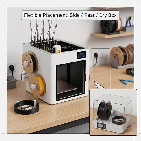 Feeding Extension Cable Module for Snapmaker-U1: Replacement Parts Feeder Wire with Detection Sensor Move the Feeders Everywhere Make the Print Running on the Dryer Box in Kuwait