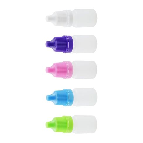 TAODAN 20PCS 5ml PE Plastic Squeeze Type Dropper Bottle with Screw Cap Suitable for Dispensing and Storing Liquids in Kuwait