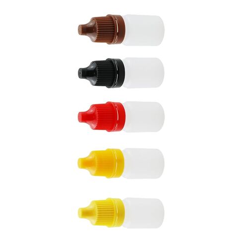 TAODAN 20PCS 5ml PE Plastic Squeeze Type Dropper Bottle with Screw Cap Suitable for Dispensing and Storing Liquids in Kuwait