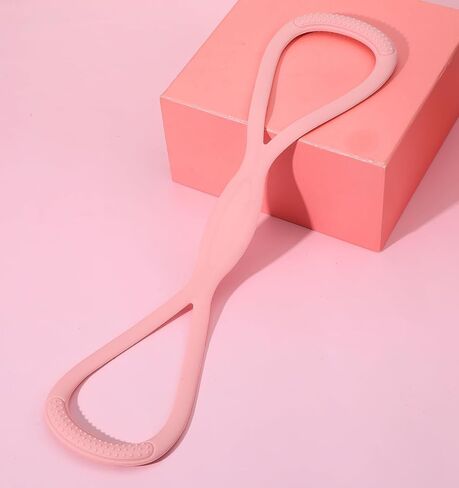 Resistance Band Figure 8, Figure 8 Resistance Band 15lb for Women with Non-Slip Handles for Shoulder, Back & Arm Workout (Pink, 17.7 x 4.3 in) in Kuwait