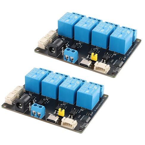 2Pcs 5V 4-Channel Relay Control Module XL9535-K2V5 IIC Expandable Relay Board Communication Optocoupler Isolation in Kuwait