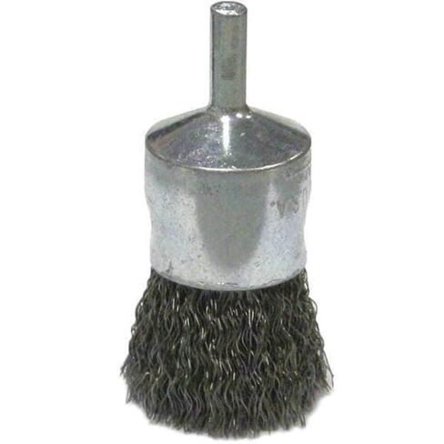 Crimped Wire End Brush,Steel,1 in. in Kuwait