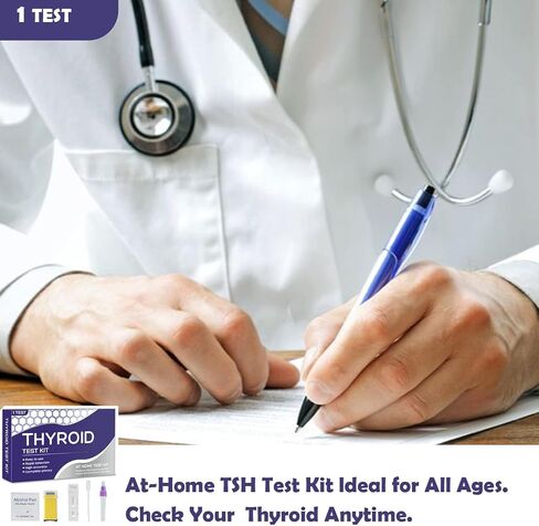 Thyroid Test Kit at Home- Accurate and Reliable Rapid Thyroid Health Monitoring (1 Test) in Saudi Arabia