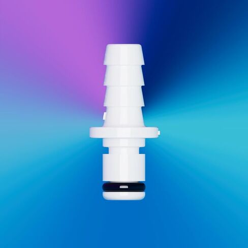 Nordson MEDICAL LinkTech 20AC موصل ذكر مستقيم مع خرطوم بارب، غير صمام، أسيتال طبيعي، بونا N، مقاوم للمواد الكيميائية (1/4 بوصة HB ذكر مستقيم، غير صمام) 20AC-PB2-04 in Kuwait