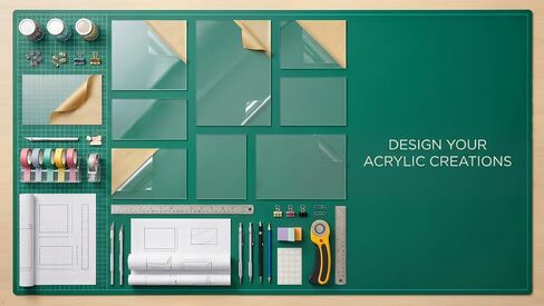 2 Pack 24×48"×1/4" (6mm) Plexiglass, Large Acrylic Sheets for DIY Project, Hevay Duty Crafts, Window Paiting, Signage, Industrial,Easy to Cut,Indoor and Outdoor Work in Kuwait