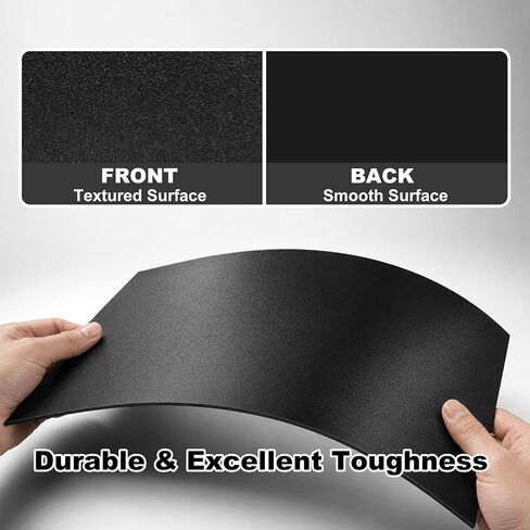 36 x 24 x 1/8 Inch ABS Plastic Sheets: Black Flexible & Moldable Thermoplastic Board, ABS Panels for DIY Crafts or Home Decor or 3D Art in Kuwait