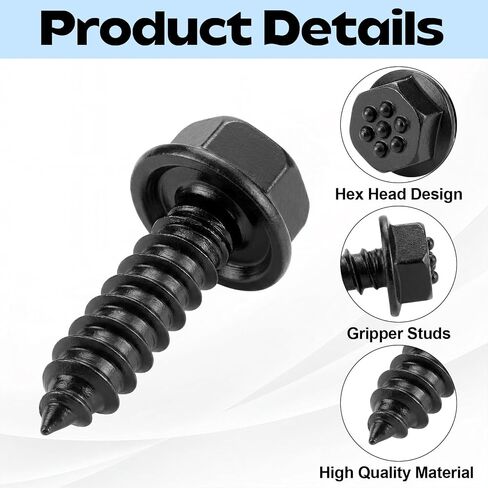 Frienda 20 Pcs Wading Boot Studs Fishing Shoe Screws Hex Head Grip Traction Cleats for Felt Sole Ice Fishing Hiking Outdoor in Kuwait