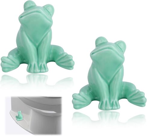2pcs Ceramic Toilet Bolt Covers, Cute Cat Toilet Bolt Caps Decorative Accessory for Bathroom Decor, Easy to Install in Kuwait