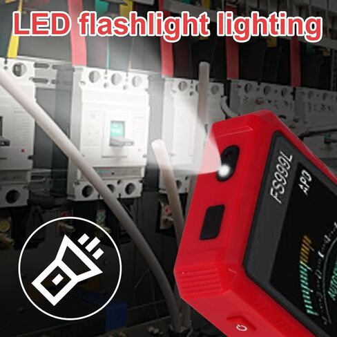 مقياس متعدد رقمي، مقياس متعدد FS999L، مقياس متعدد رقمي قابل لإعادة الشحن عبر USB - 6000 عدد، جهاز اختبار متعدد العرض الرقمي التلقائي للمشاكل الكهربائية المنزلية والصناعية in Kuwait