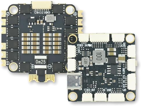 وحدة تحكم الطيران AERO SELFIE F405NC مع مكدس 60A 8 بت ESC 30x30: يدعم 2-6S LiPo، Dual IMU42688، Barometer/DPS310، لواجهة O3 O4 AIR المتوافقة مع Betaflight، INAV، Ardupilot لـ FPV وطائرات السباق بدون طيار in Kuwait