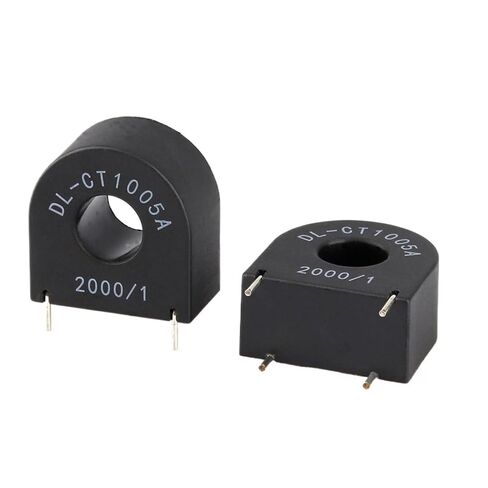محول تيار متردد DL-CT1005A نسبة 2000/1، 10 أمبير/5 مللي أمبير و20 أمبير/10 مللي أمبير فئة 0.1 دقة، للعداد الذكي والعاكس ومعدات مراقبة الطاقة (DL-CT1010A 10 أمبير/10 مللي أمبير) in Kuwait