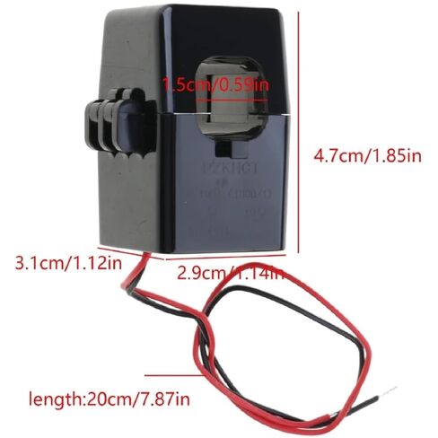 التيار المتناوب 0-100A PZCT-02 سبليت لفائف ل 100A أمبير مقياس الطاقة مشبك صغير على قياس استهلاك الكهرباء في المبنى in Kuwait
