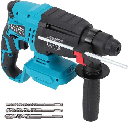 Brushless Rotary Hammer Drill for Makita 18V Battery, 3.2J SDS-Plus | 2 Modes (Drill/Hammer),1-1/8" SDS-Plus Chuck, Cordless Concrete Drill in Saudi Arabia