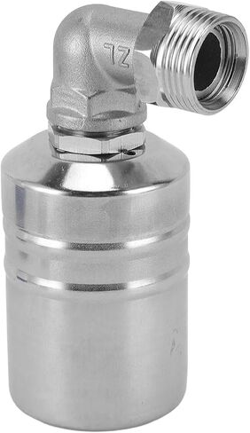 Water Level Control Float Valve with 1/2in Elbow to 3/4in Adapter Stainless Steel Fully Automatic in Kuwait