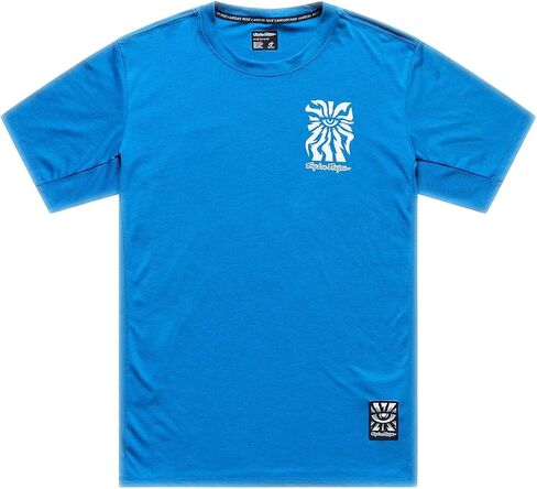 تي شيرت Troy Lee Designs Skyline Ride SS، مقاس One Eye Aero Blue، مقاس متوسط in Kuwait